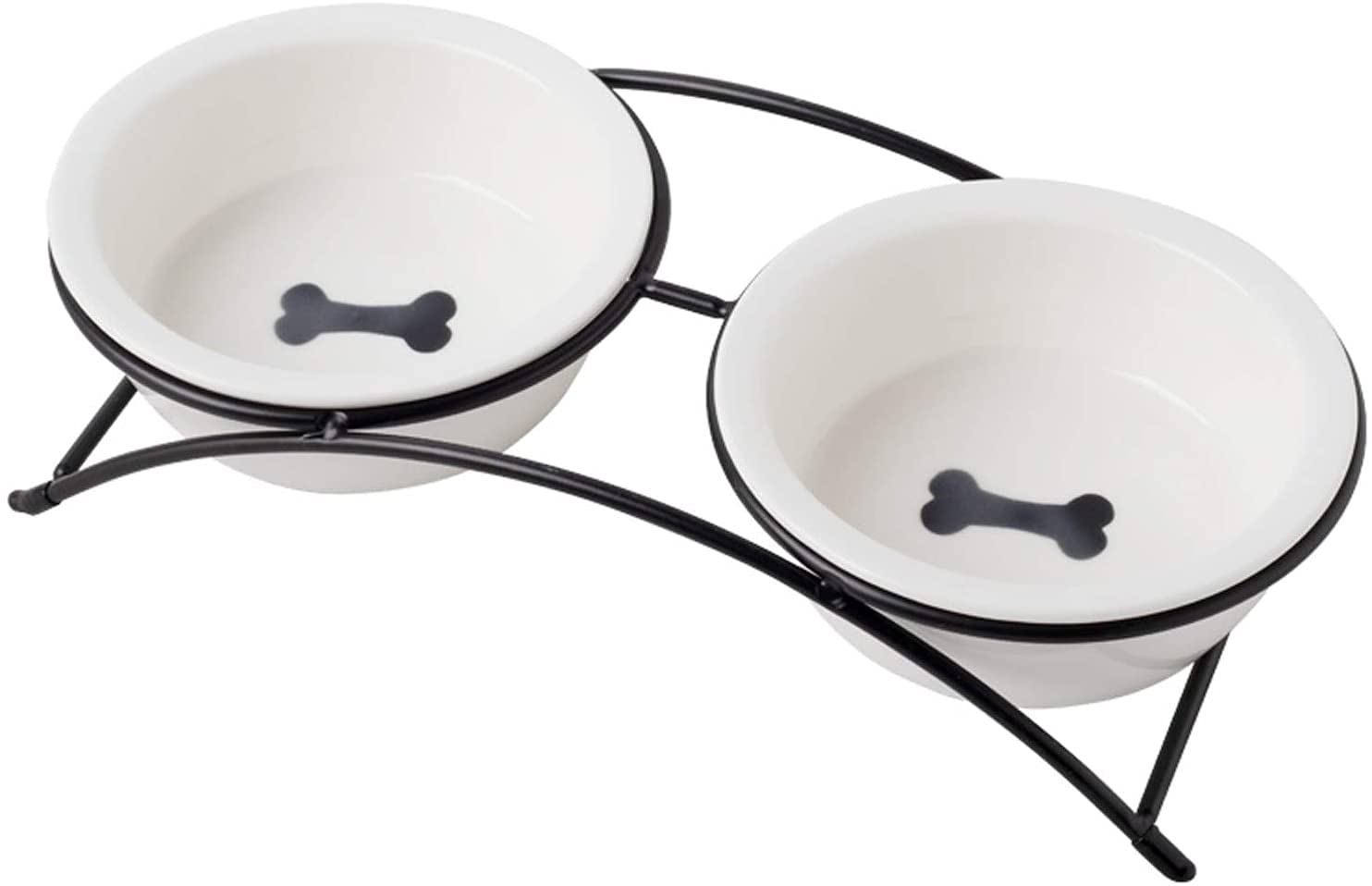 KitchenLeStar elevated cat bowl on stand shows natural feeding position