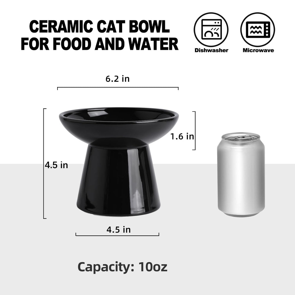 KITCHENLESTAR wide and shallow design supports whisker-friendly dining