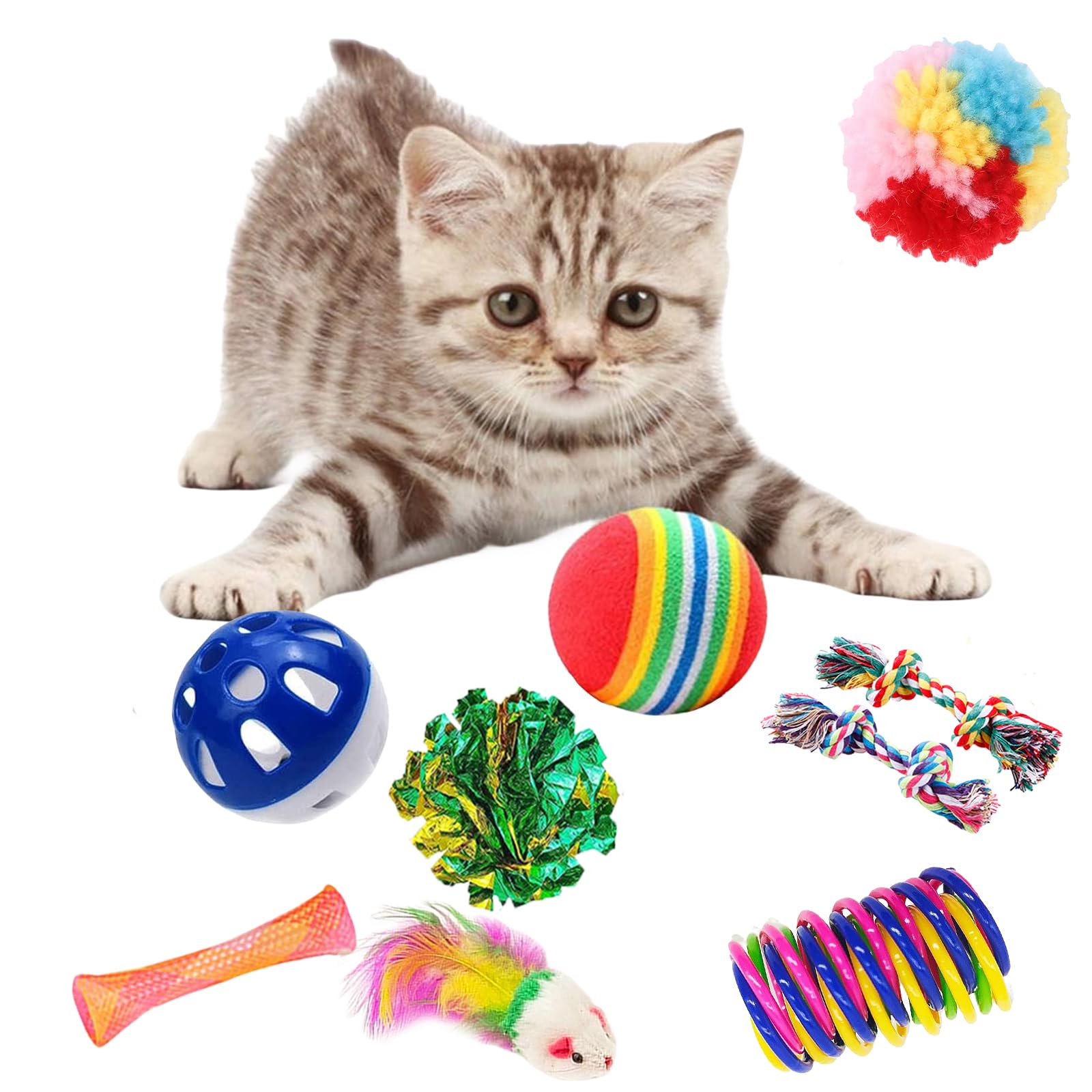 KITCHSTAR cat spring toy encourages interactive play sessions for stronger bonds.