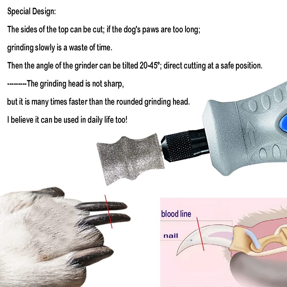 KITGUARD bit lower side trim helps taper and finish nails smoothly.