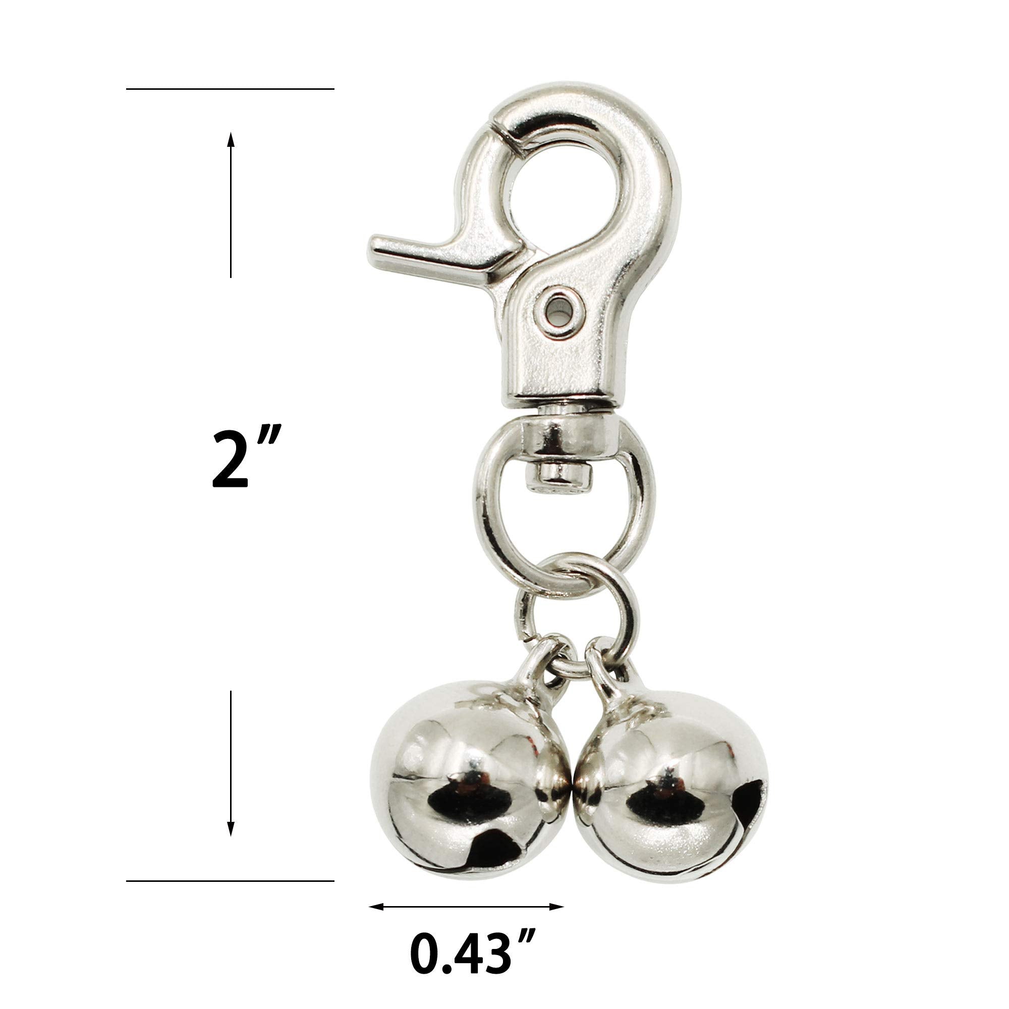 KITTAIL bells on a dog collar in motion during a walk.