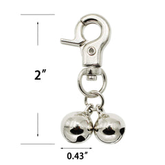 KITTAIL bells on a dog collar in motion during a walk.