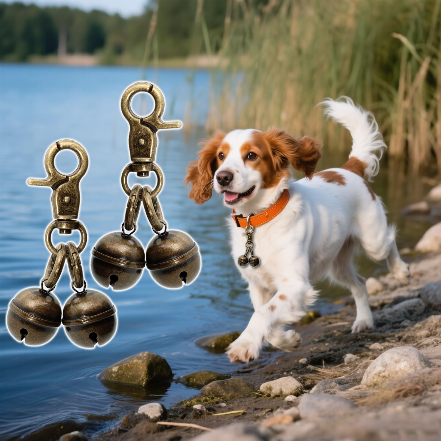KITTAIL bronze-finish bells showcase stylish charm with added safety visibility