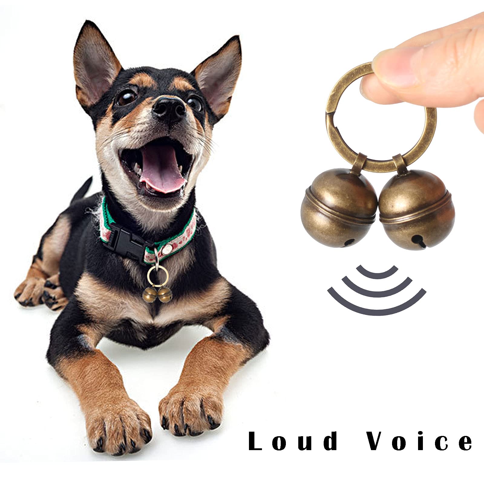 KITTAIL stainless steel snap clip prevents bell loss during play