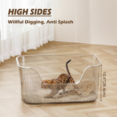 Kittenhood Anti Splash design minimizes litter scatter for cleaner floors.