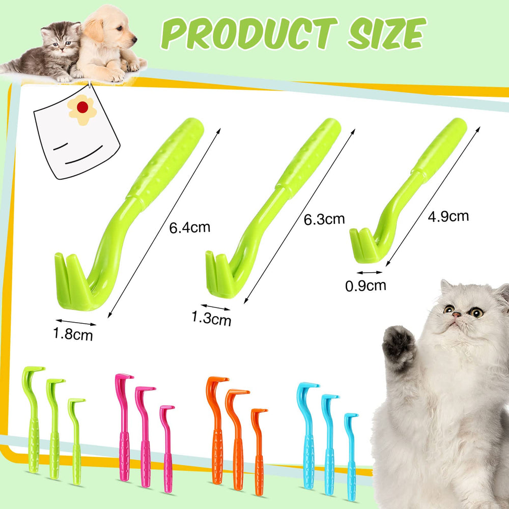 Kittmip tick remover kit green fork tip closeup shows precise tick capture.