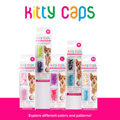 Kitty Caps application tips demonstrate step-by-step placement for proper fit