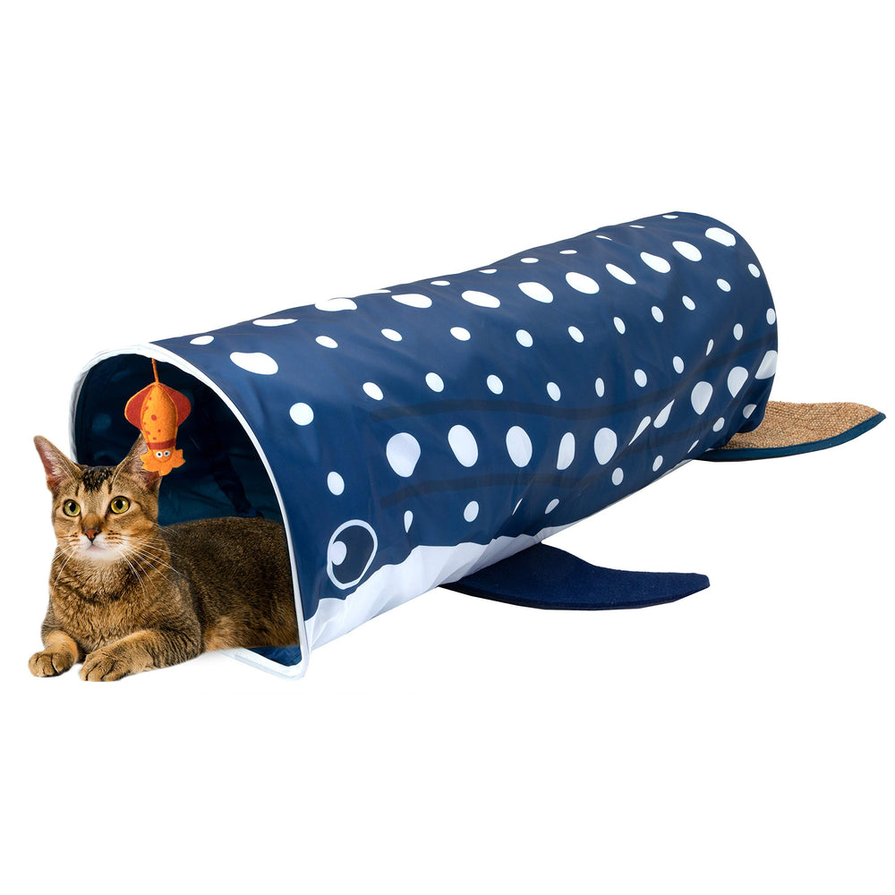 Kitty City Whale Shark Tunnel exterior invites playful exploration and cozy lounging.