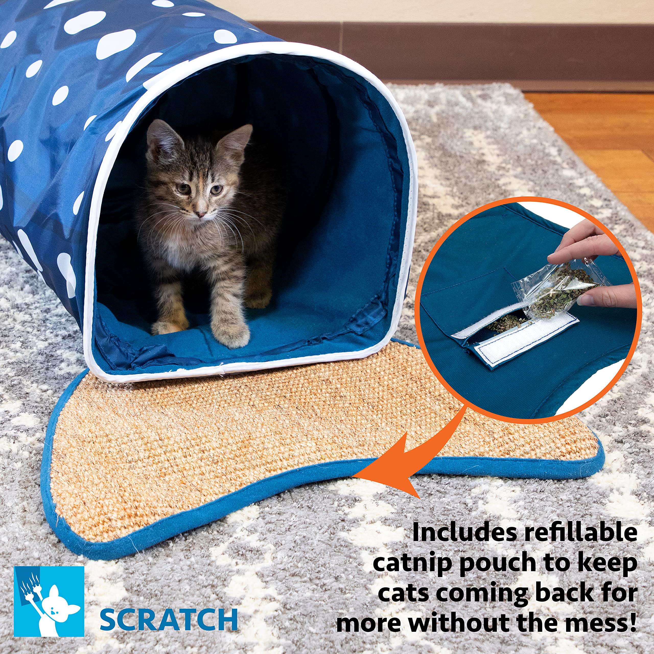 Kitty City Whale Shark Tunnel squid-dangler boosts batting fun and engagement.