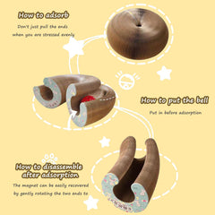 Kitty Curlz foldable design enables easy storage between play sessions for busy households.