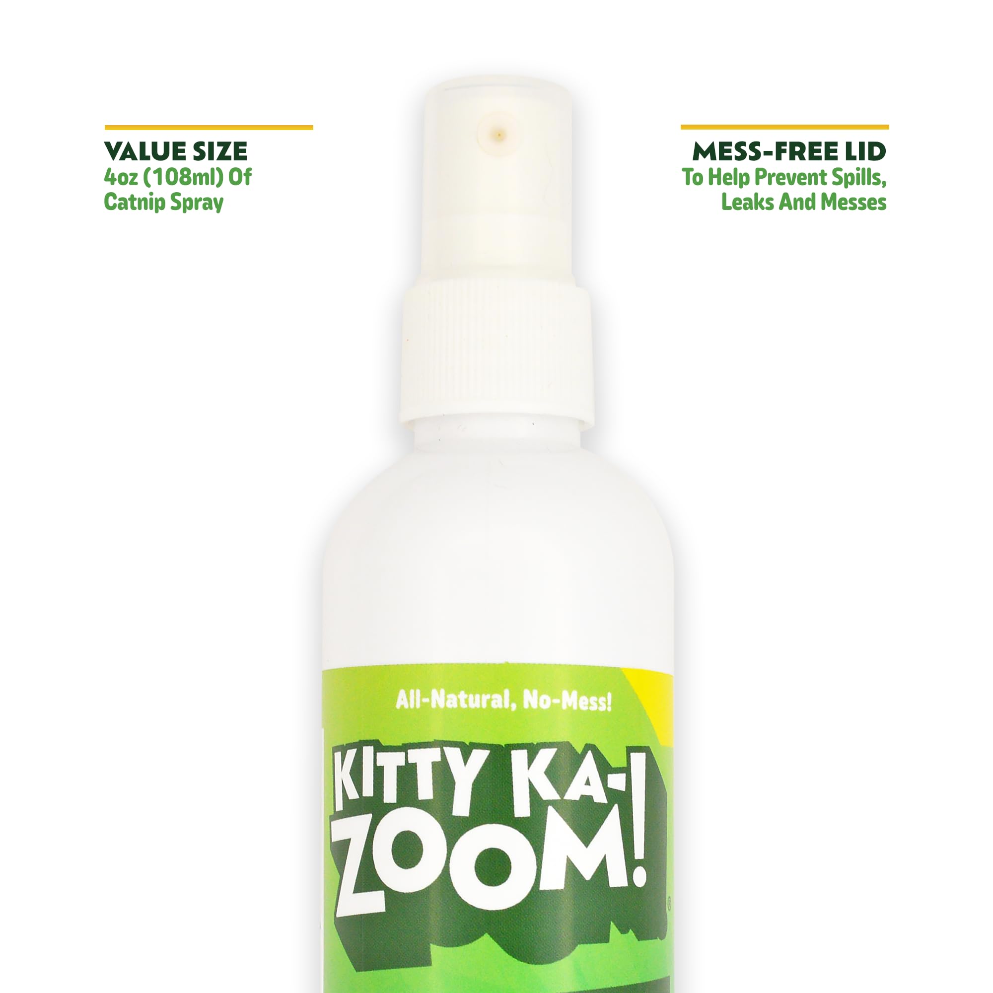 KITTY KA-ZOOM steam-distilled catnip essence highlights natural enrichment