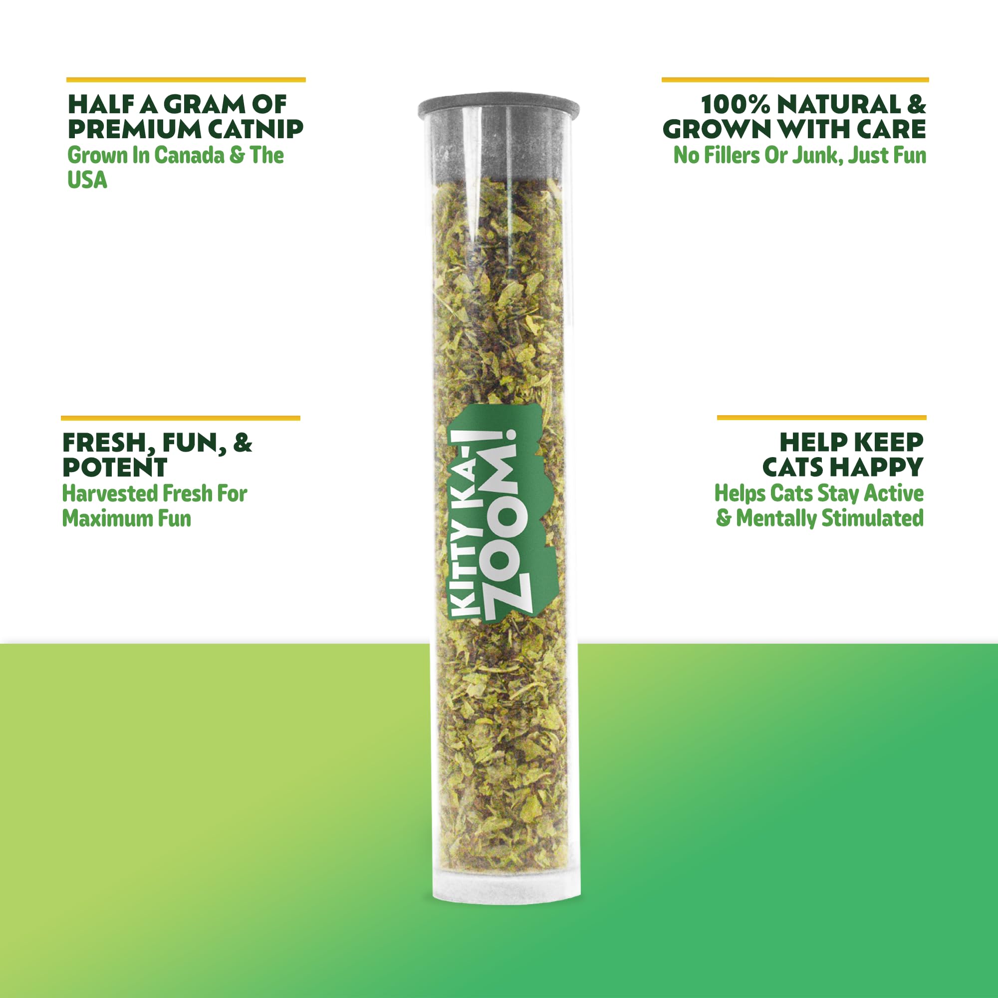 KITTY KA-ZOOM Zoomie Snake Kicker catnip pocket highlights refillable scent-driven stimulation during play