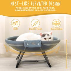 KITTY KINGDOM cat hammock setup ready to use straight from box
