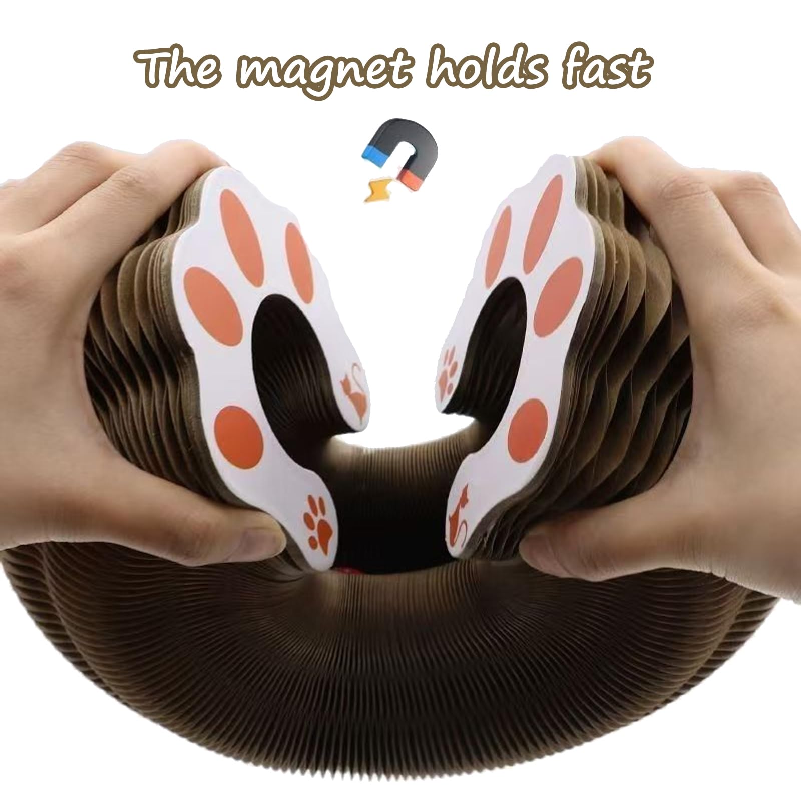 Kitty Kurlz honeycomb cardboard texture delivers a durable scratching surface and eco-friendly materials.