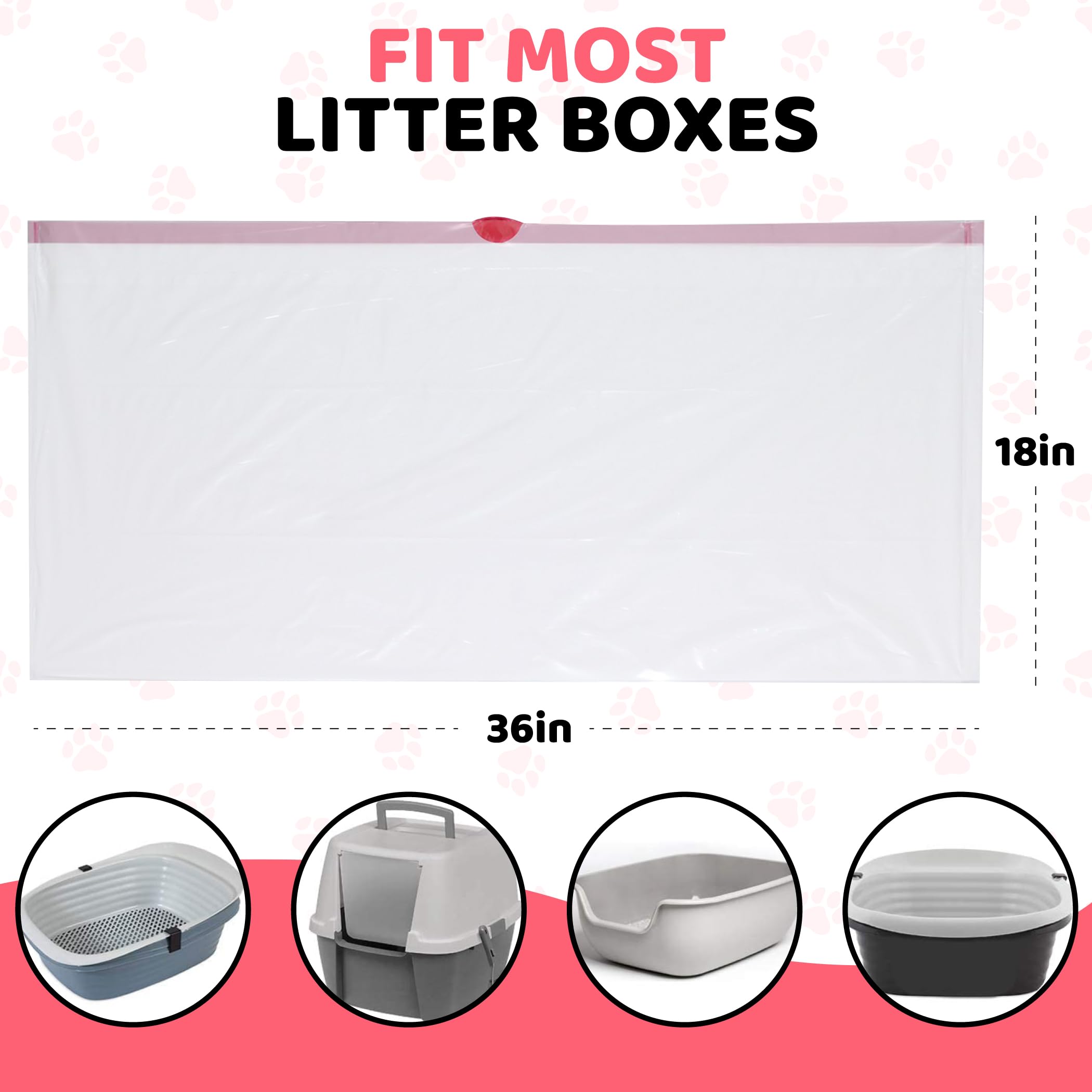 Kitty Litty heavy-duty leak-proof liners prevent spills and simplify waste handling