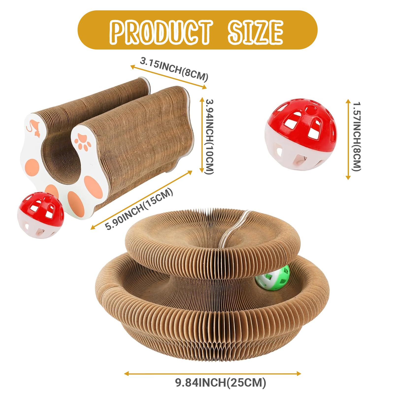 Kitty Curlz Magic Organ Cat Toy reduces furniture wear by offering claw activity outlet.