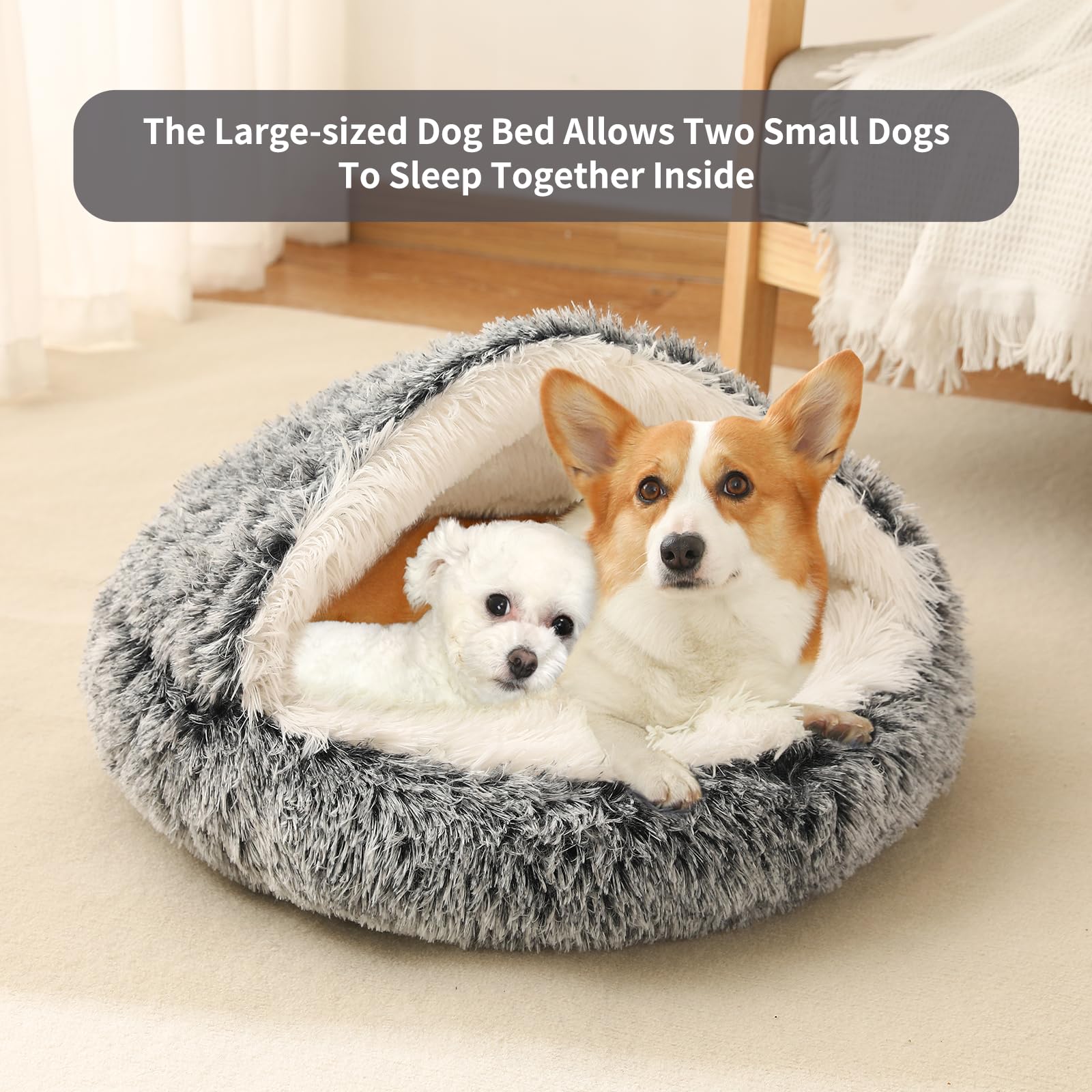 KITTYWOO four sizes fit small to medium dogs and cats comfortably.