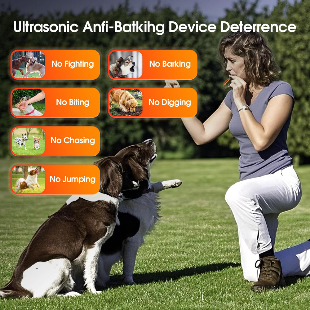 KIVORA dog whistle ultrasonic waves emit inaudible signals that dogs hear for recall