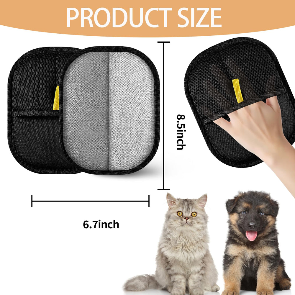 Kivori dog and cat grooming gloves improve grooming sessions
