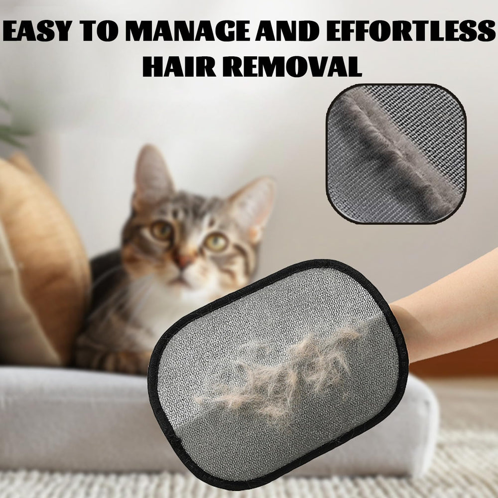 Kivori Pet glove dogs cats grooming for easy fur removal