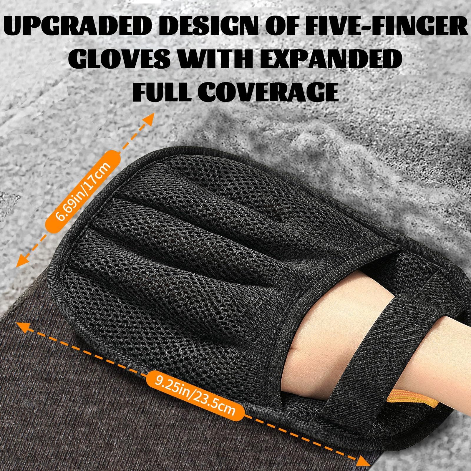 Kivori Pet glove ergonomic design provides comfortable, glove-like fit