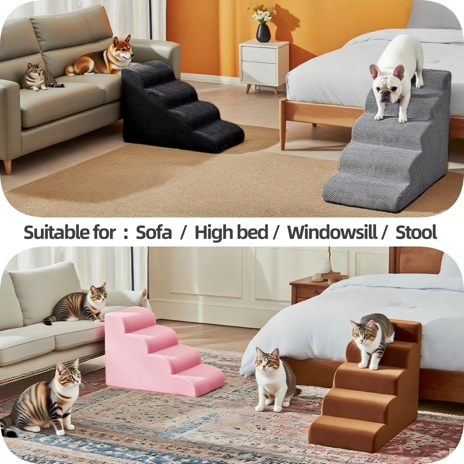 KIWIWOOF machine-washable cover gray demonstrates easy cleaning.
