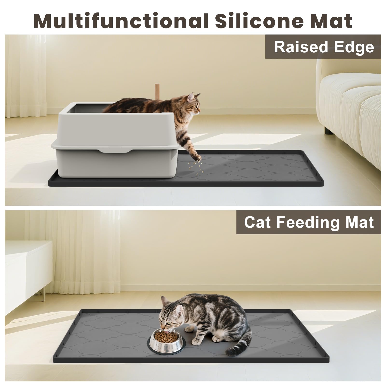 KIXCVDM easy-clean silicone surface cleans quickly and stays fresh