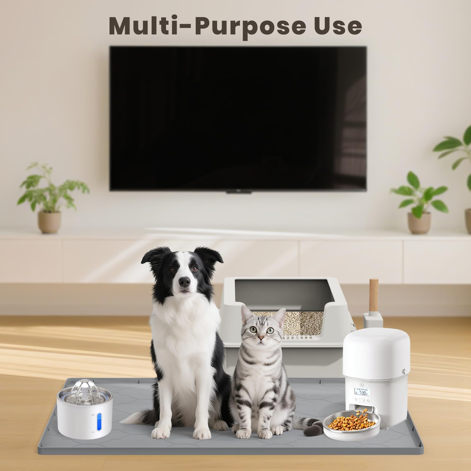 KIXCVDM massage-texture mat adds gentle paw comfort