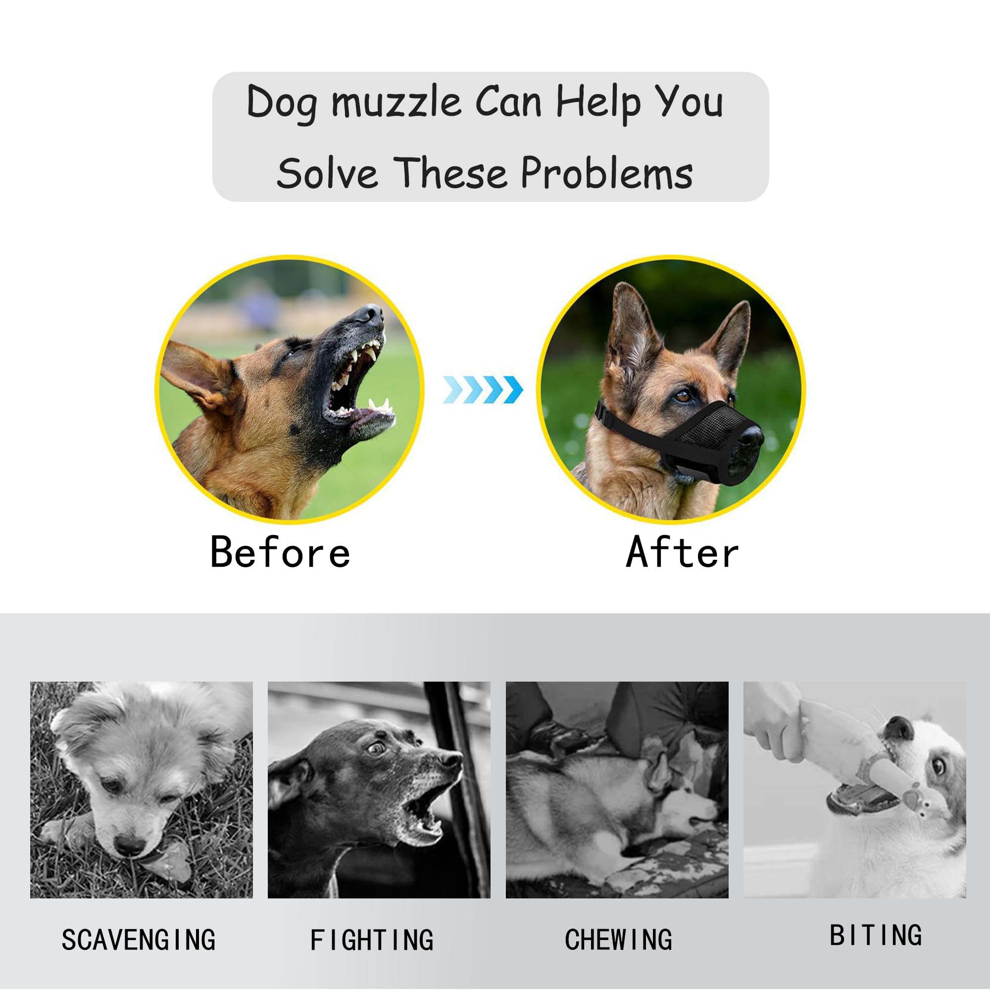KixMalkinly adjustable snout and neck straps ensure a secure, comfortable fit.