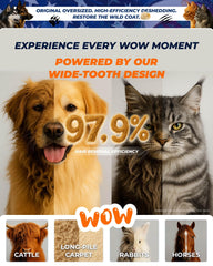 KIZO ESLO shedding reduction tool helps minimize loose fur