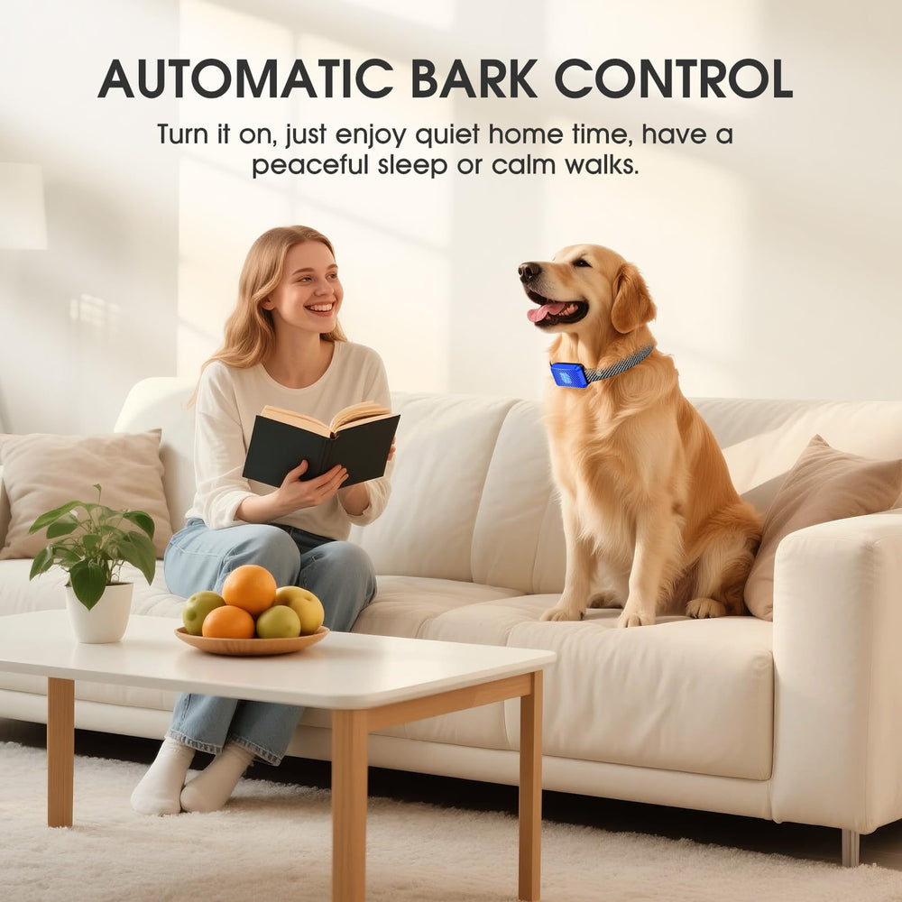 KJKZO bark collar lightweight-fit image showing comfortable, all-day wear.