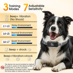 KJKZO Bark Collar Smart Pause showcases safety feature during playtimes.