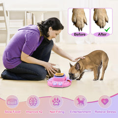 Kkiimatt Dog Nail File Scratch Pad Closeup enables grooming during play