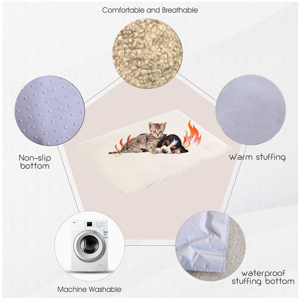 Klemon Self-Warming Pad removable wash cover highlights easy cleaning.