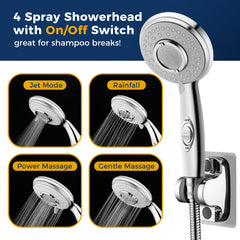 klleyna 5ft hose—great reach for dog wash and tub rinsing