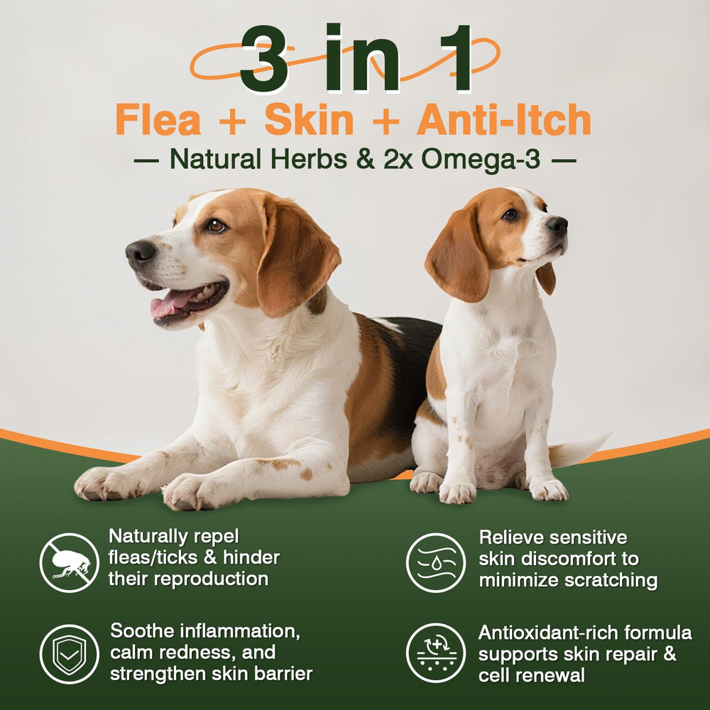 KLOMKMCL allergy chews chicken flavor supports itching relief with tasty bite