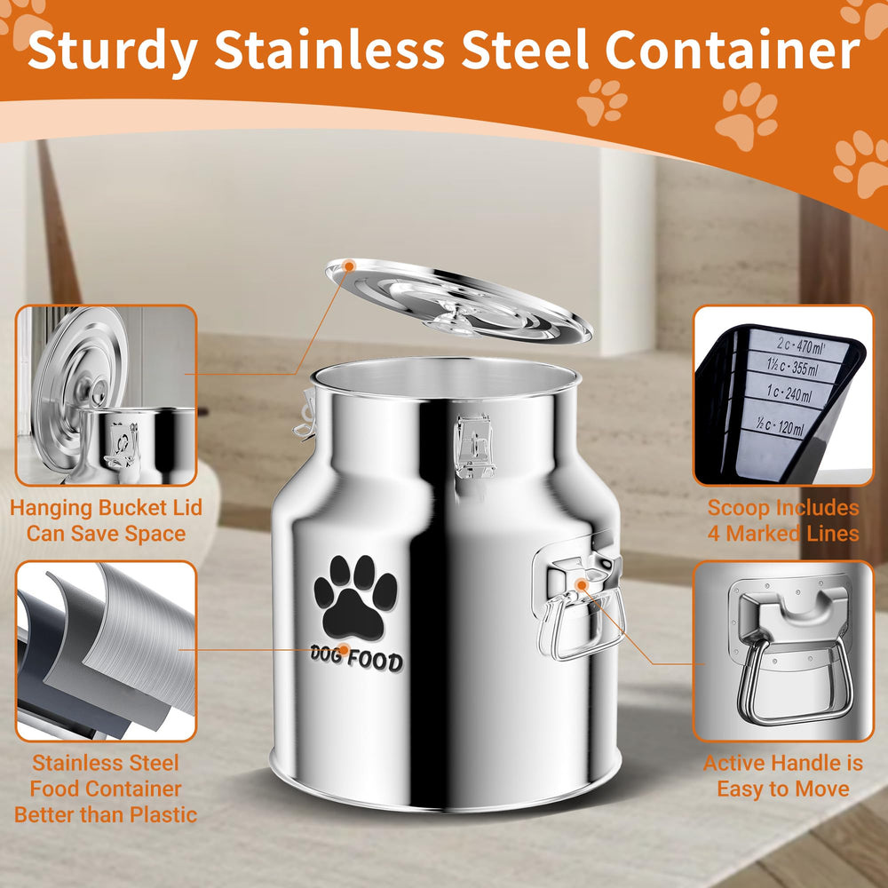 Kluronyo airtight lid with rubber rings and buckles keeps moisture out