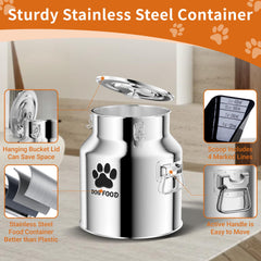 Kluronyo airtight lid with rubber rings and buckles keeps moisture out