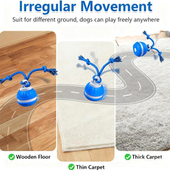 Klursy USB-rechargeable dog toy charges quickly for extended fun.