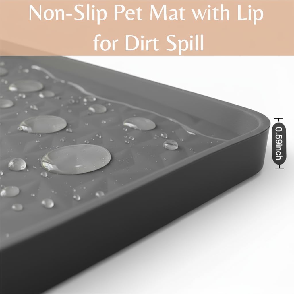 Kmiyivi cat litter mat soft non-slip base