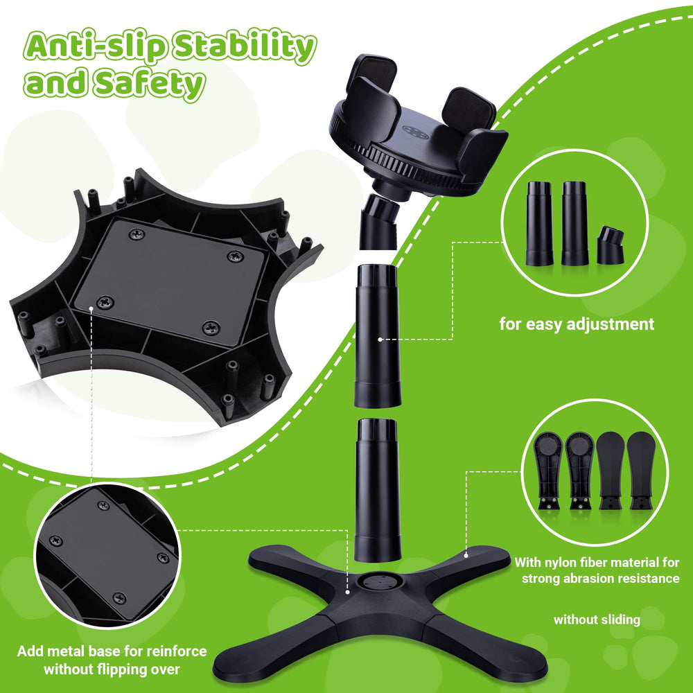 KMXASP elevated dog bowl stand suitable for medium and large breeds during meals
