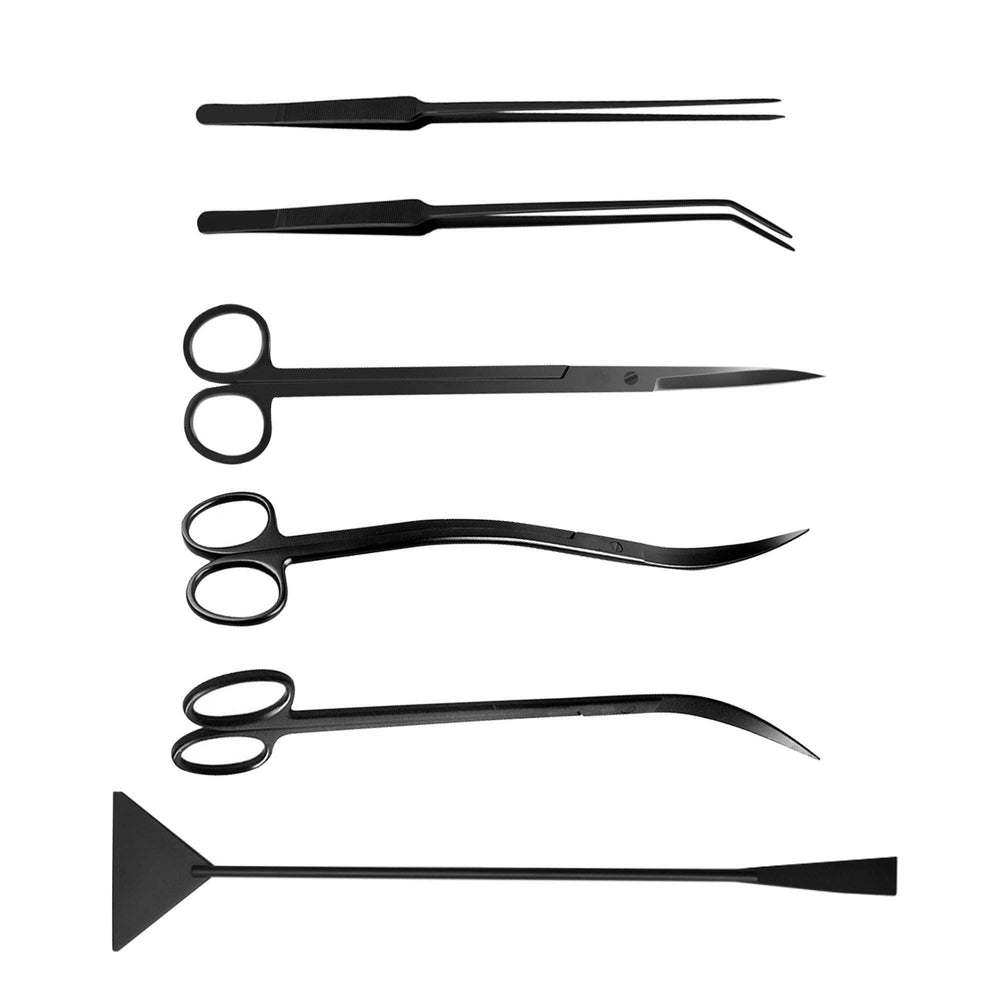 KnR Harmony black finish handles corrosion resistance for long-lasting aquarium tools.