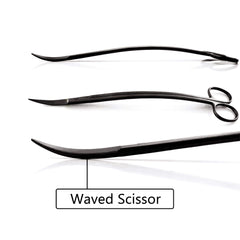 KnR Harmony straight tweezers securely grip plants with minimal water disturbance.