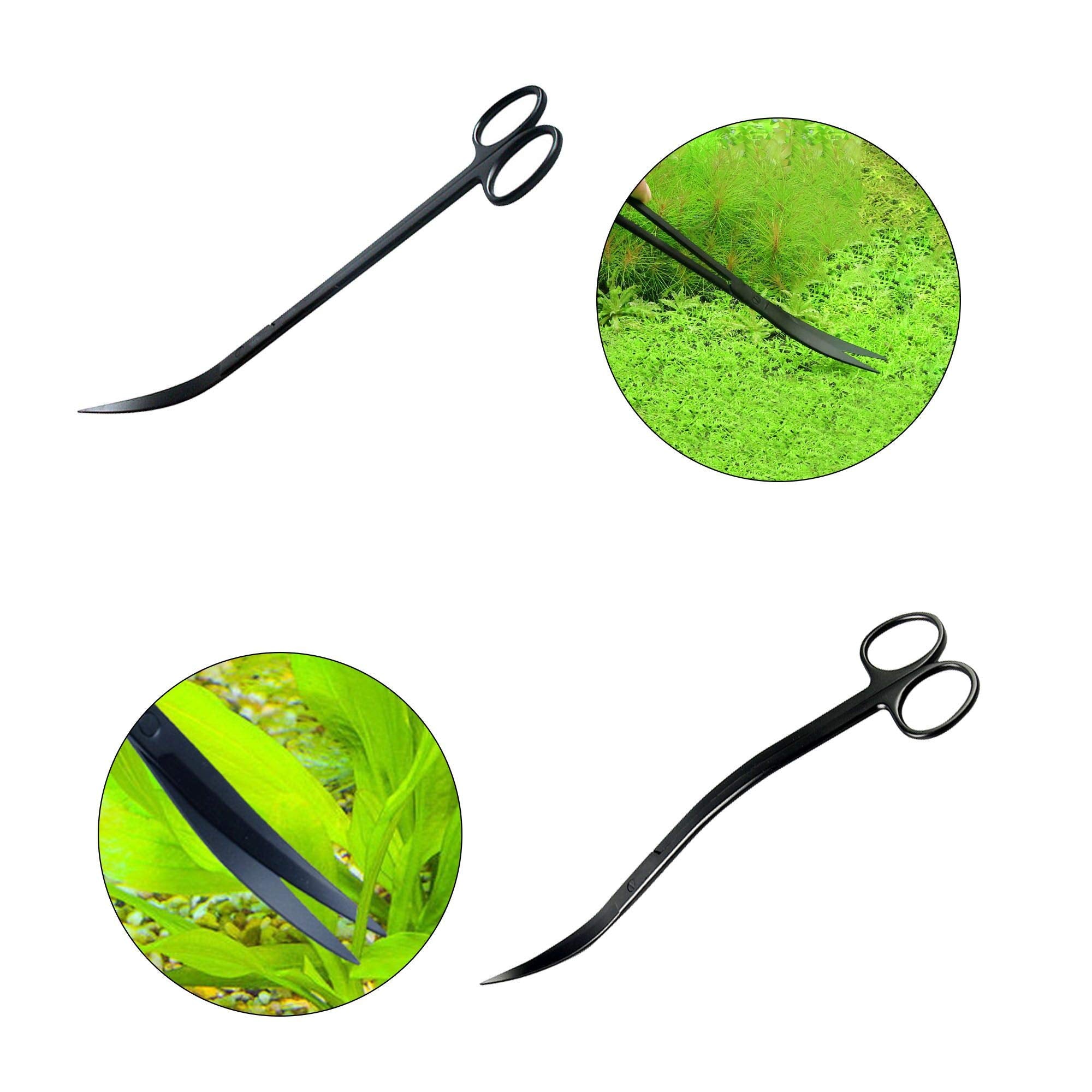 KnR Harmony waved scissor trims plants low to the substrate for clean lines.