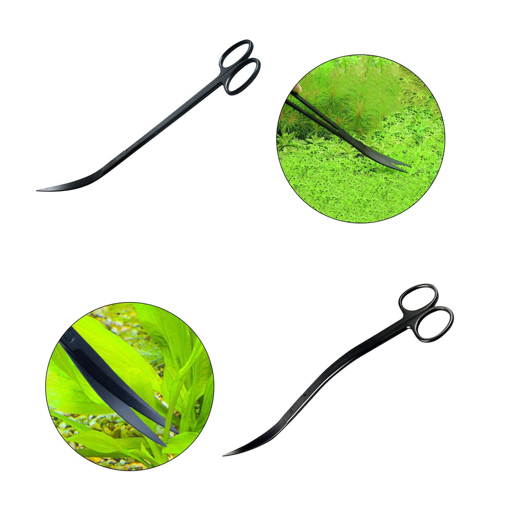 KnR Harmony waved scissor trims plants low to the substrate for clean lines.