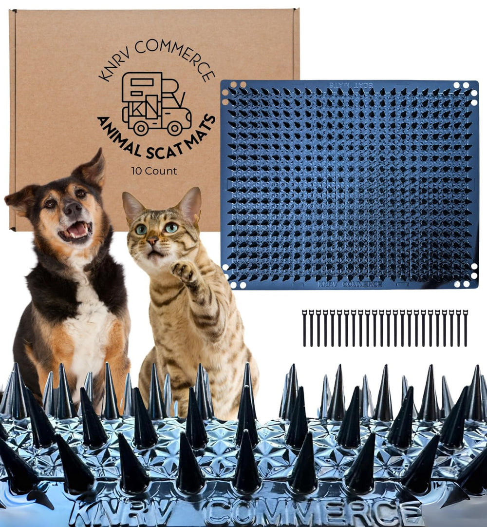 KNRV Commerce Scat Mats 10 pack protecting furniture from pets
