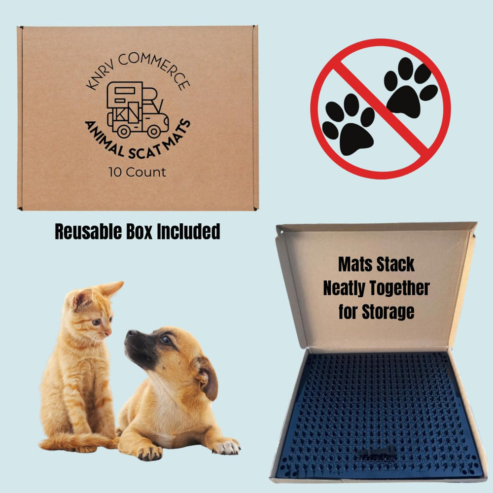 KNRV Commerce Scat Mats cat deterrent in living room