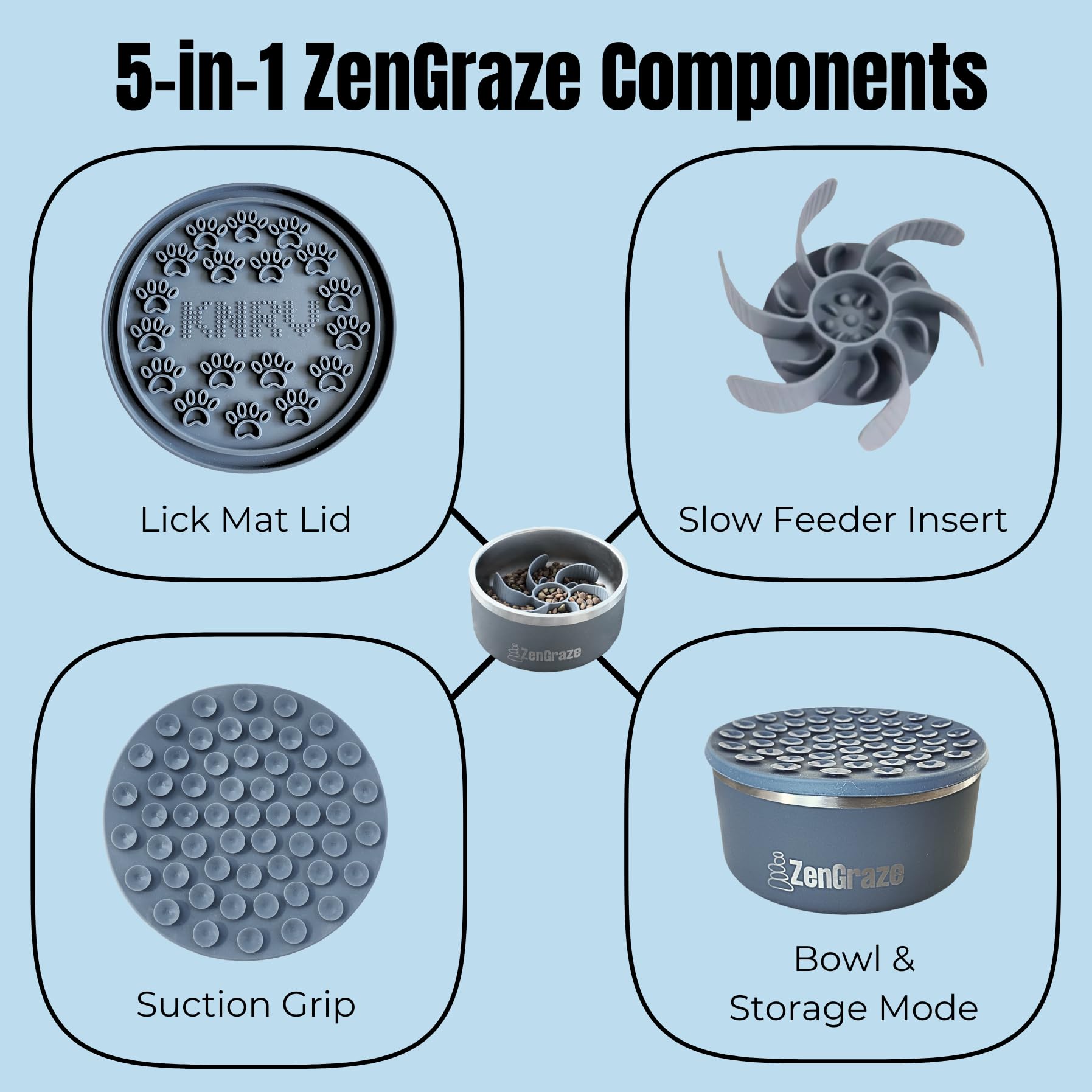 KNRV Commerce textured enrichment mat with suction cups reduces distractions during crate time