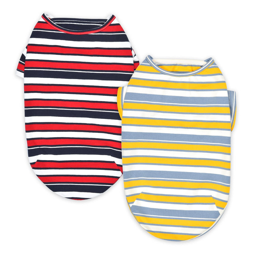 Knuffelen dog shirts cotton closeup highlights soft, skin-friendly fabric.