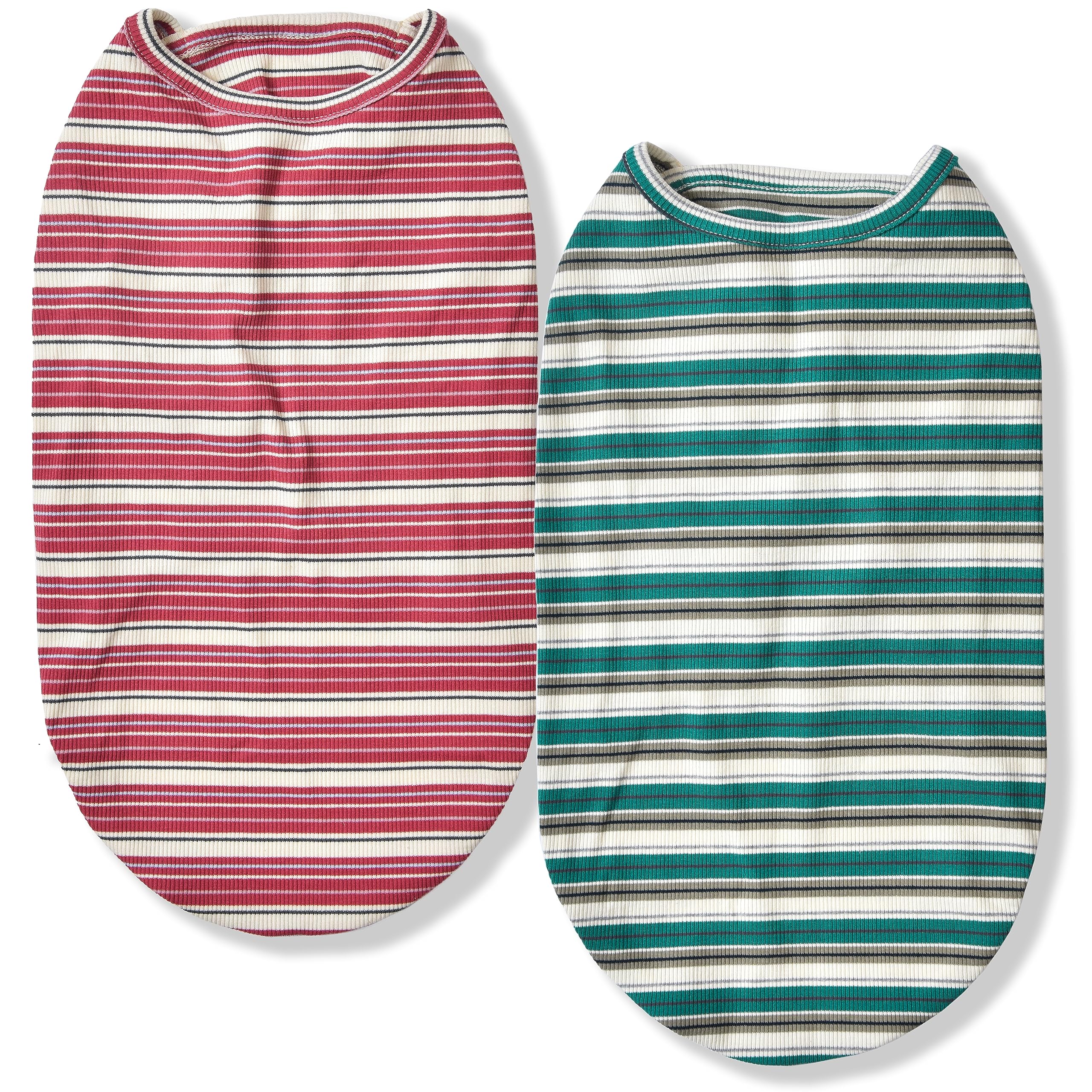 Knuffelen two-pack puppy tank tops packaging provides easy wardrobe options.
